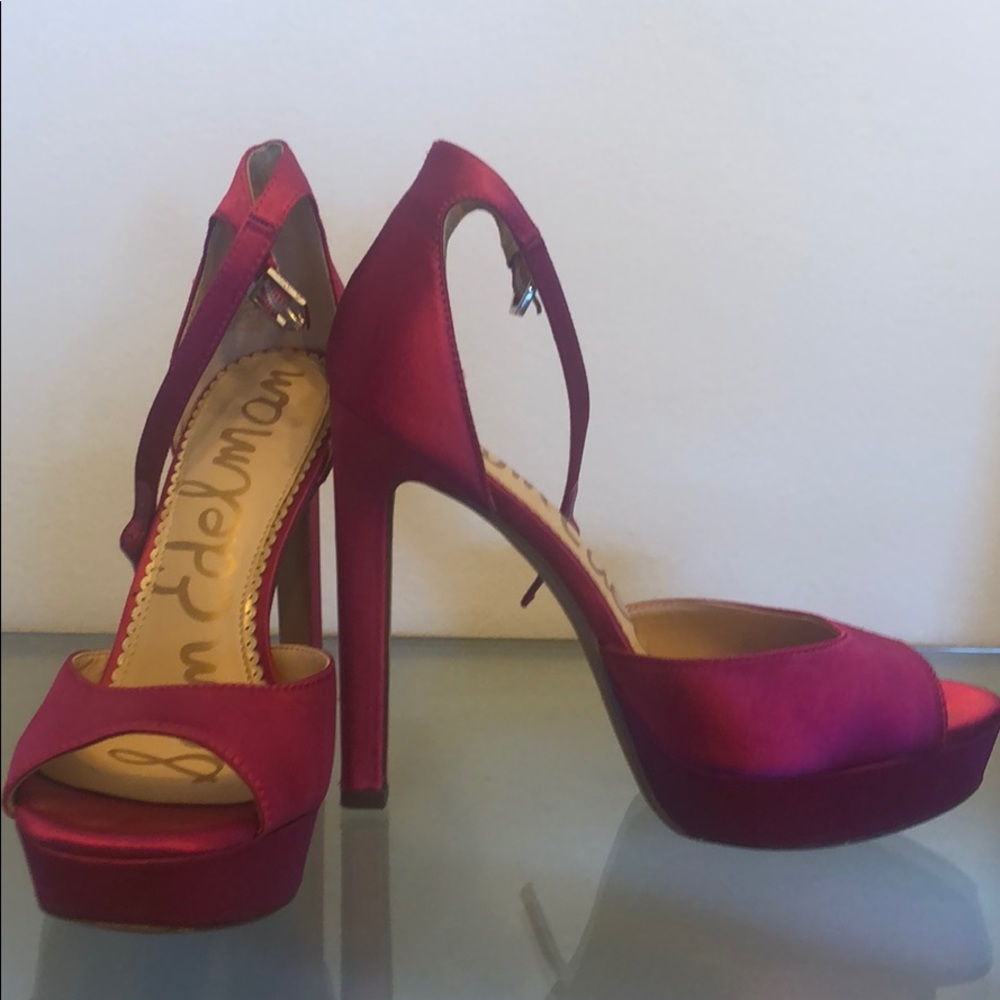 Sam Edelman - Hot Pink Heels - 7inch heel